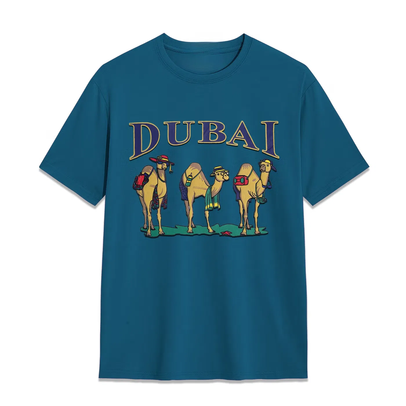 Футболка с принтом Dubai Desert Safari Yoo Street, синяя