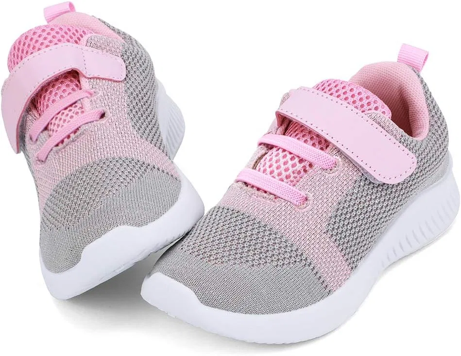 Детские кроссовки для бега и ходьбы nerteo, Light Grey/Pink