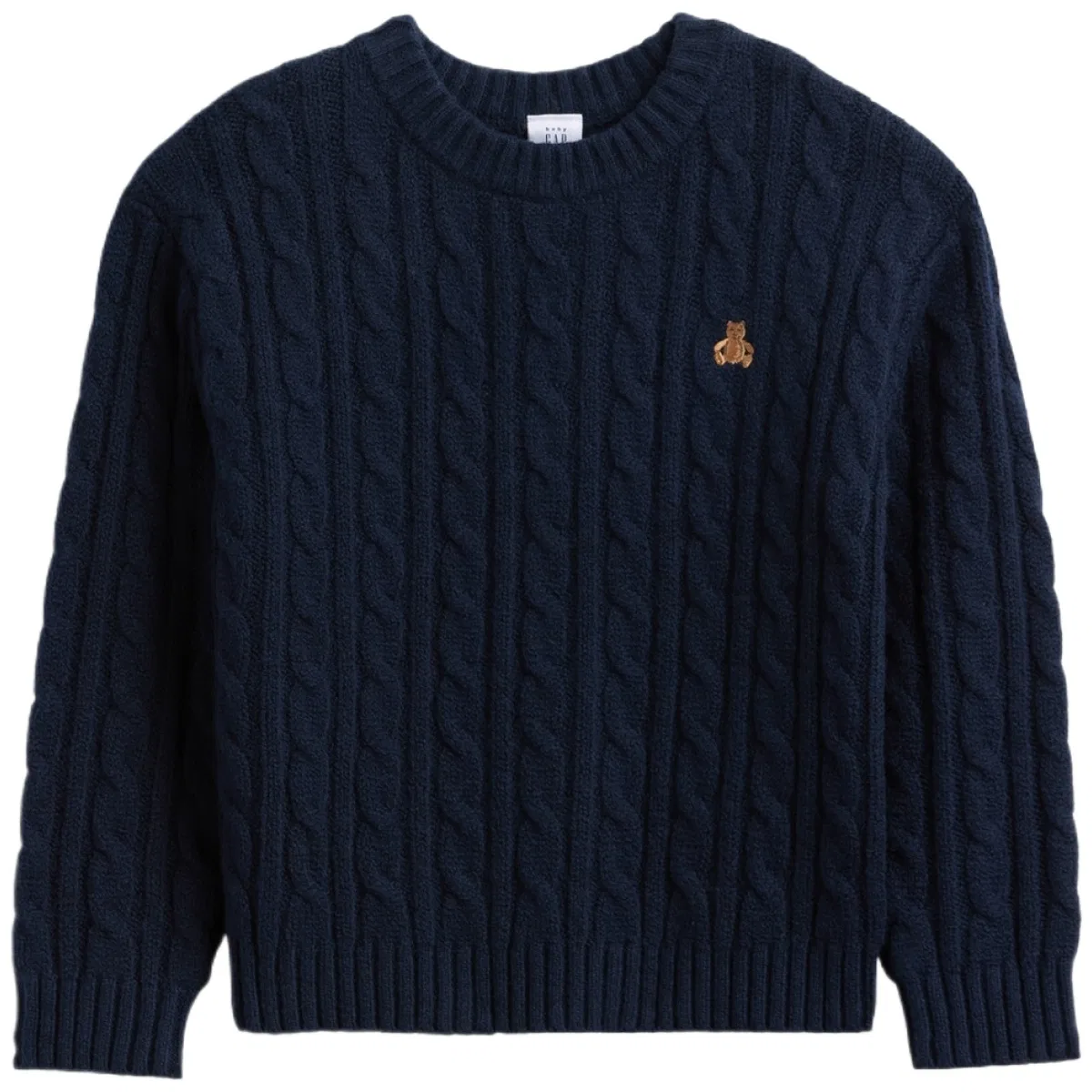 Детский свитер с принтом GAP, Marine Blue