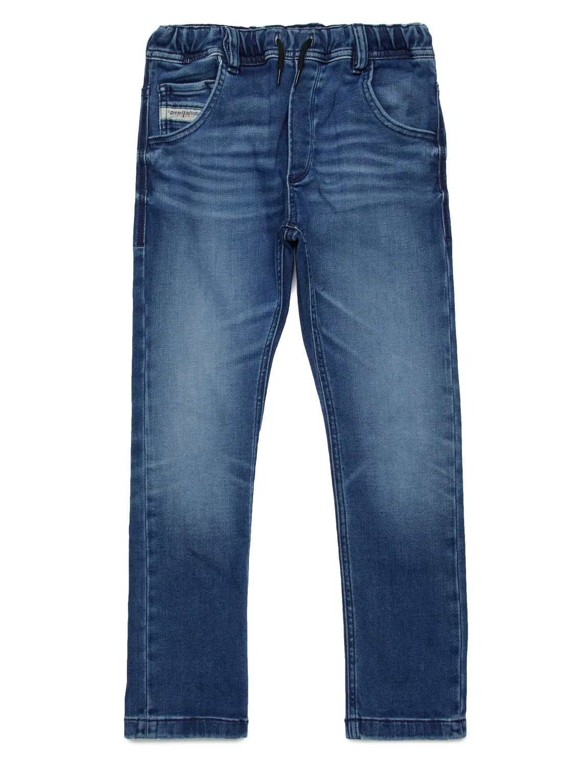 Джинсы с завязкой на талии Diesel, индиго