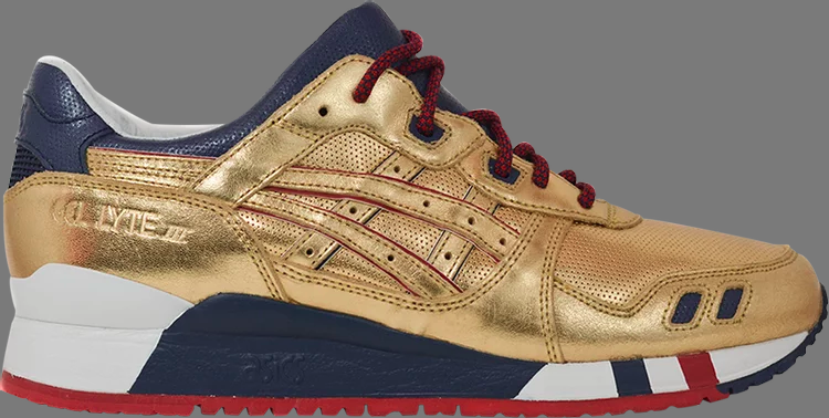 Кроссовки ronnie fieg gel lyte 3 'usa' Asics, золото - фото