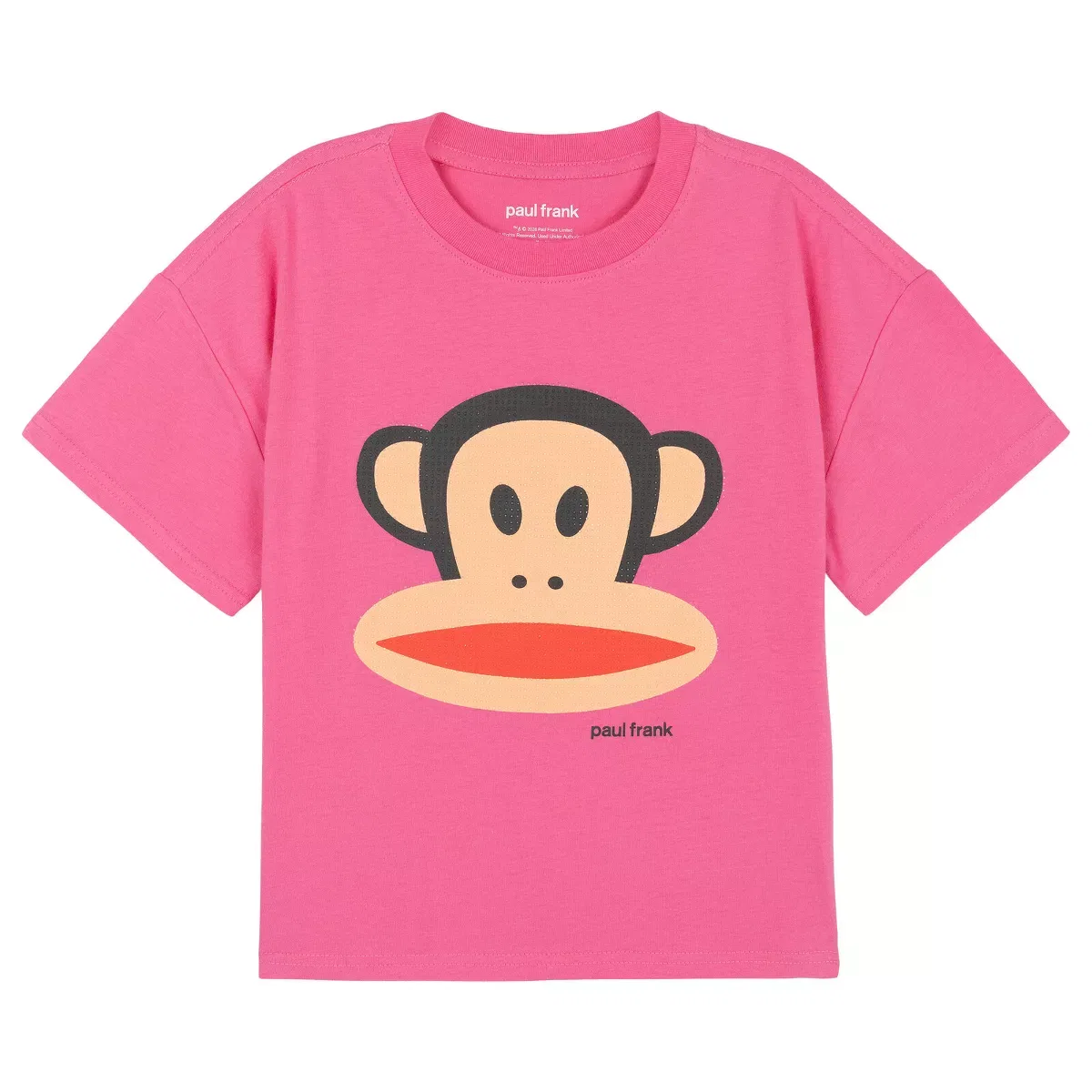 Детское футболка с принтом Paul Frank Oversized Drop Shoulder T-Shirt Paul Frank, Pink