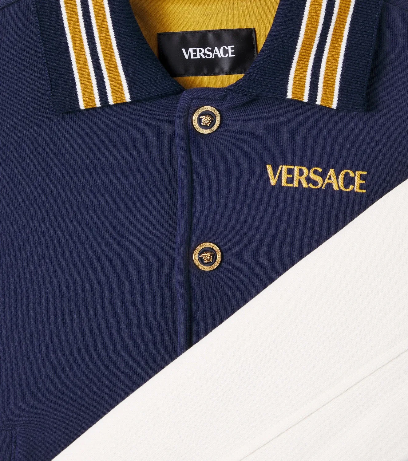 Легкая куртка хлопковая Versace Kids, синий — фото 2