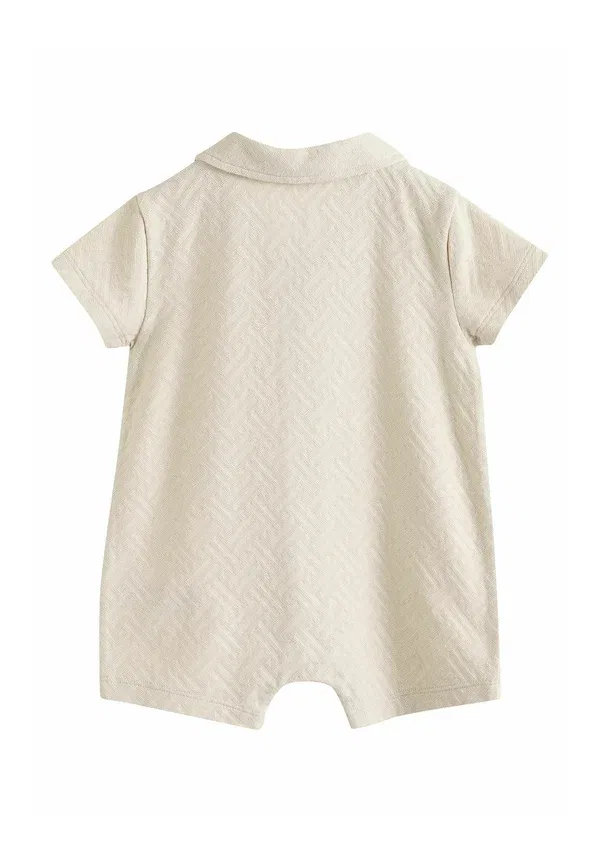Комплект из 2 комбинезонов, хлопок, Regular fit rompers 2 pack, Next, neutral khaki, хаки — фото 4