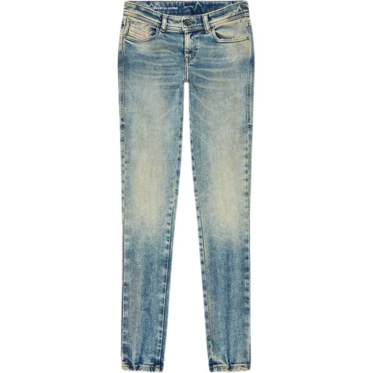 Женские джинсы синие DIESEL, Blue — фото 3