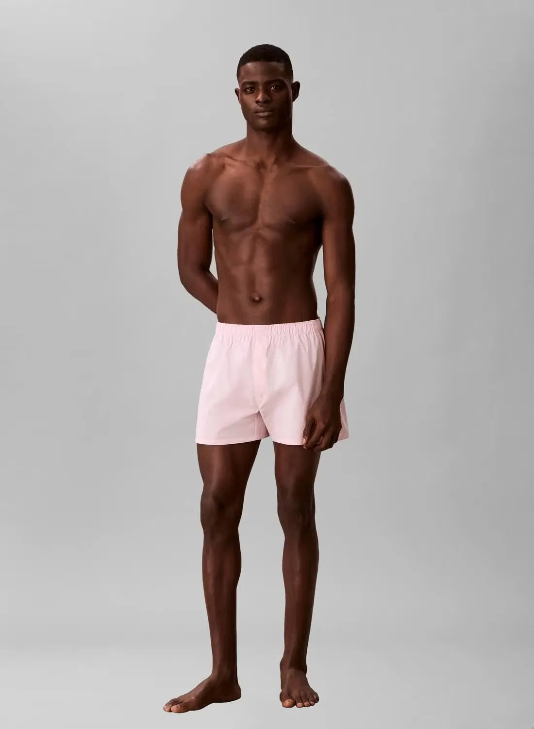 Боксеры классические комплект 3 шт Calvin Klein, розовый — фото 3