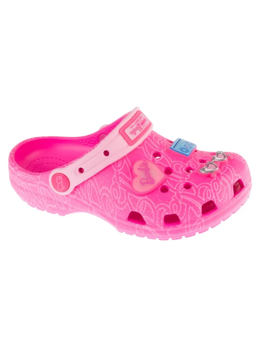 Сандалии Crocs розового цвета