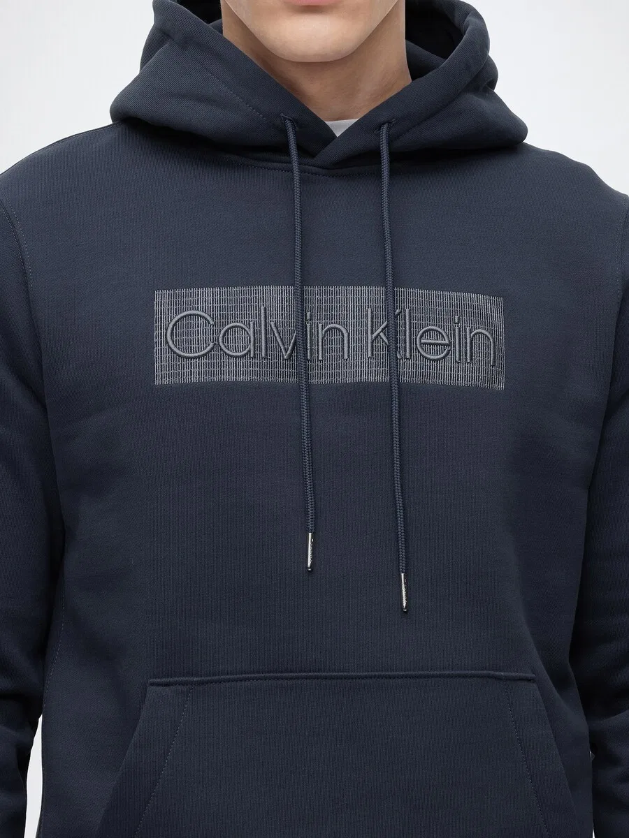 Толстовка Calvin Klein темно-синего цвета — фото 3