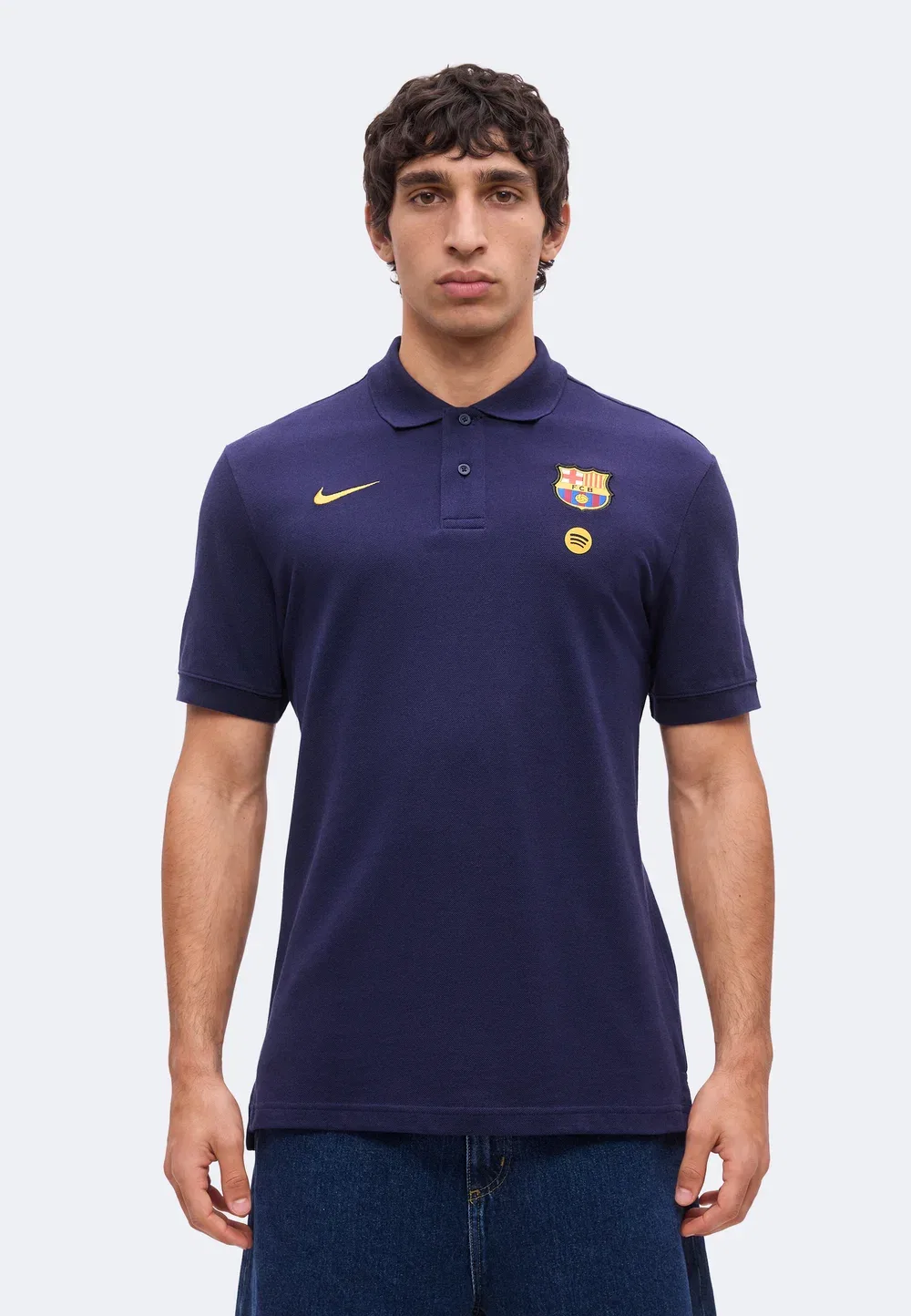 Матч ФК Барселона - клубная форма Nike Performance, Blackened Blue/Mineral Yellow