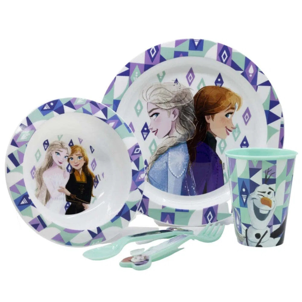 Детский набор посуды для пикника Frozen Ice Magic, с принтом, 5 предметов, Frozen — фото 4
