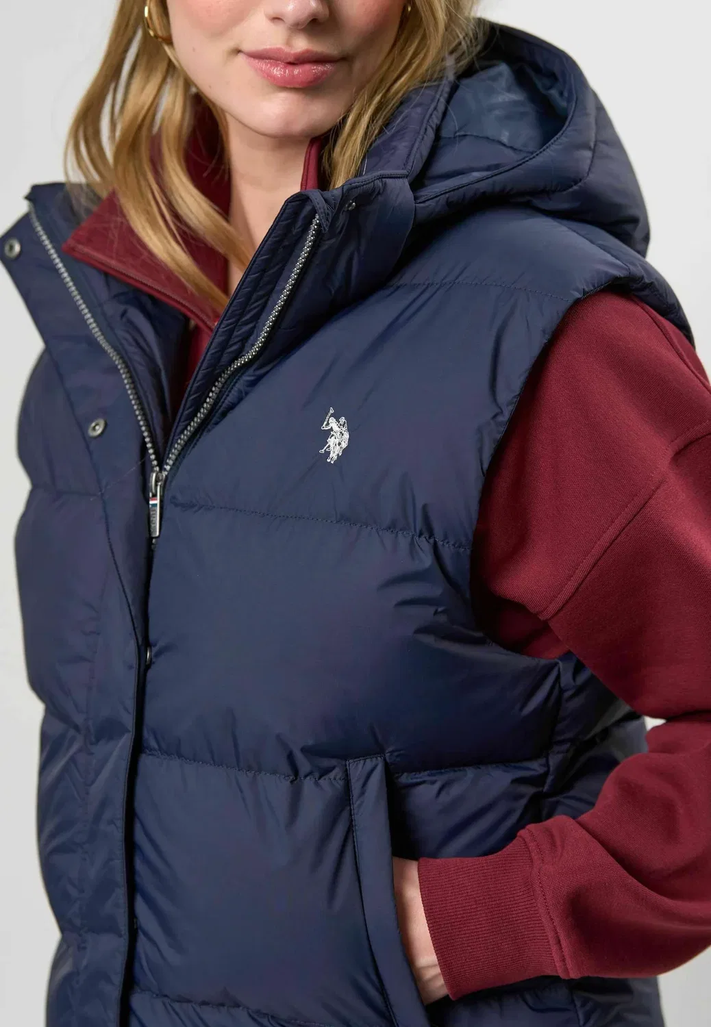 Увгрета - жилет U.S. Polo Assn., Dark Sapphire — фото 4