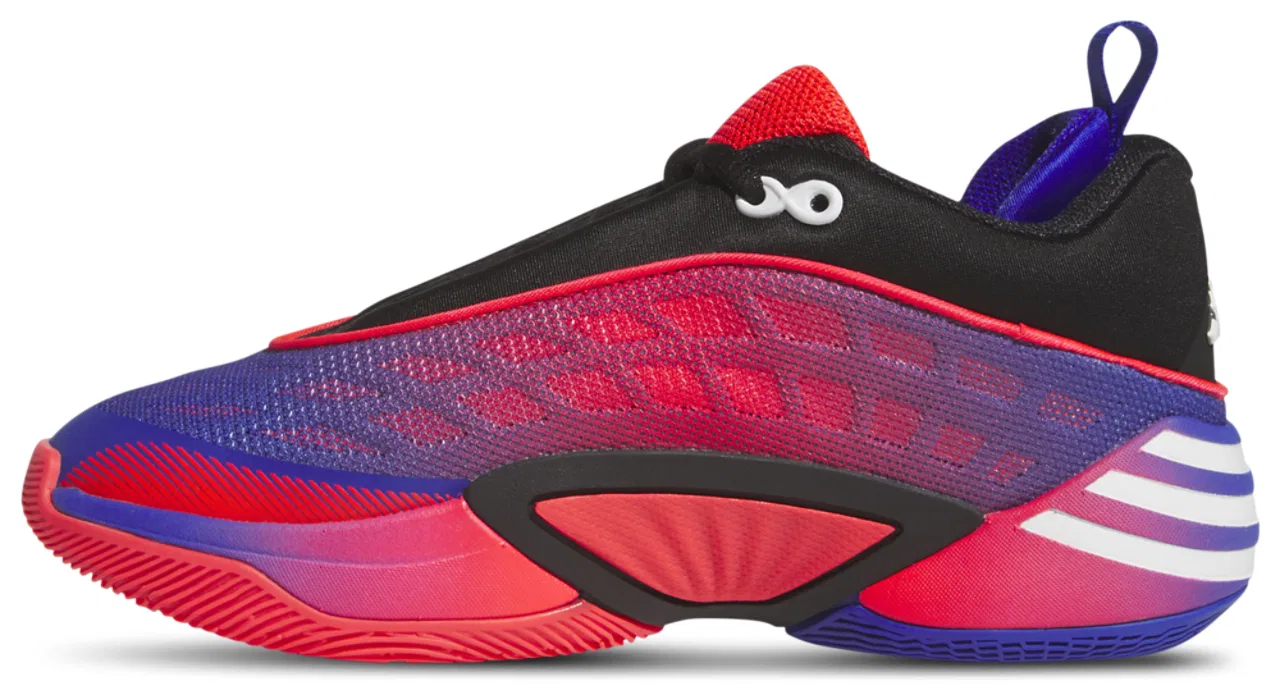 Детские кроссовки для мальчиков с принтом D.O.N. Issue 8 adidas, Core Black Lucid Red Lucid Blue — фото 2
