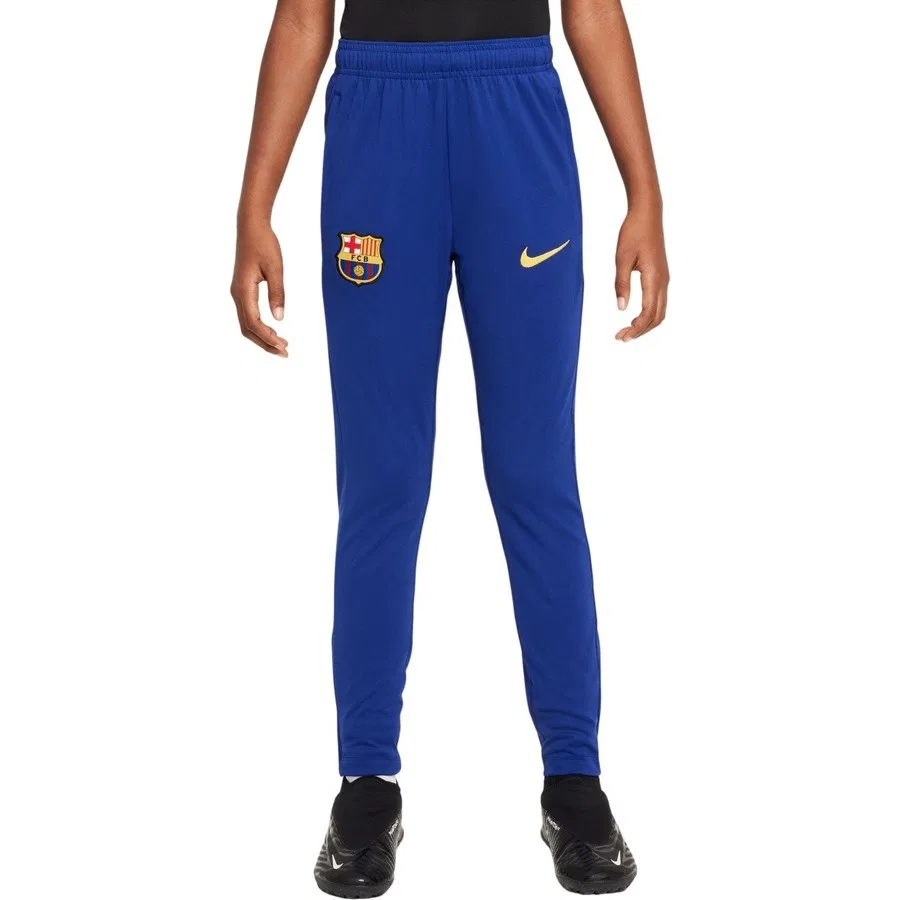 Спортивные брюки с эластичным поясом, модель FC Barcelona Academy Pro, Nike, Синий