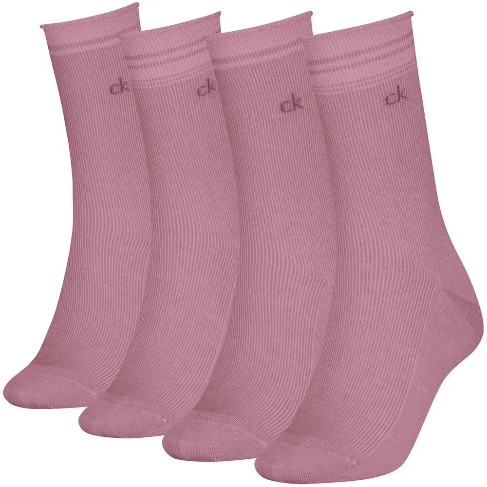 Женские носки с люрексом Calvin klein, Pink