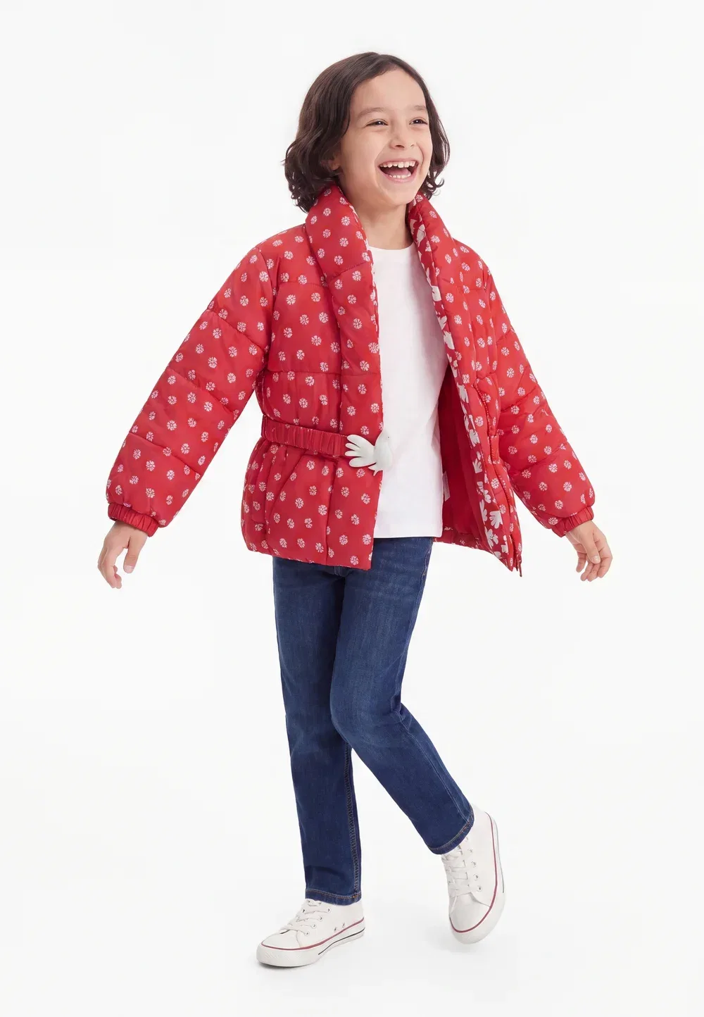 Зимняя куртка Stella Mccartney Kids, Red/White