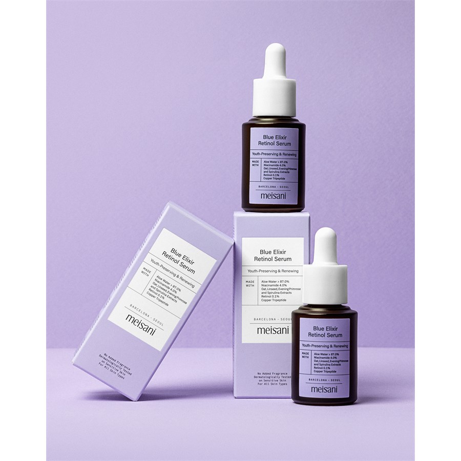 Сыворотка Meisani — Для лица blue elexir retinol serum , объем, 15 мл — фото 3