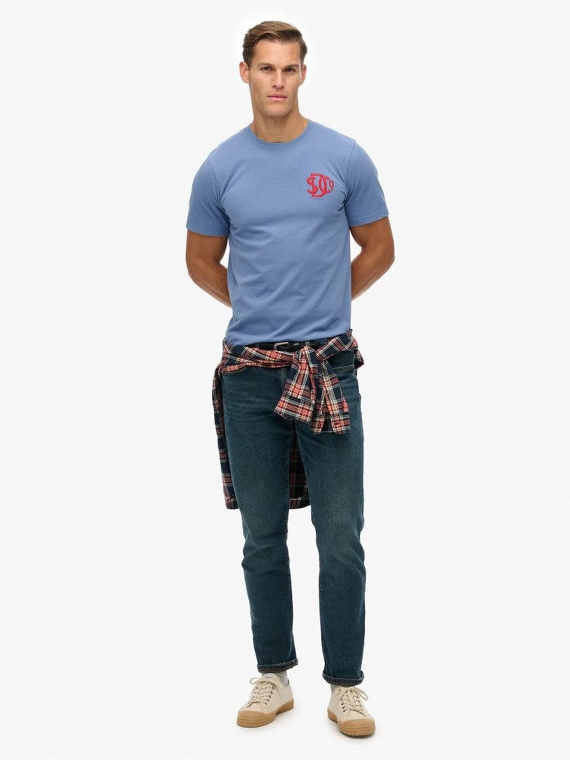 Футболка свободного кроя Sd&Co Neon Relaxed Superdry, синий — фото 3