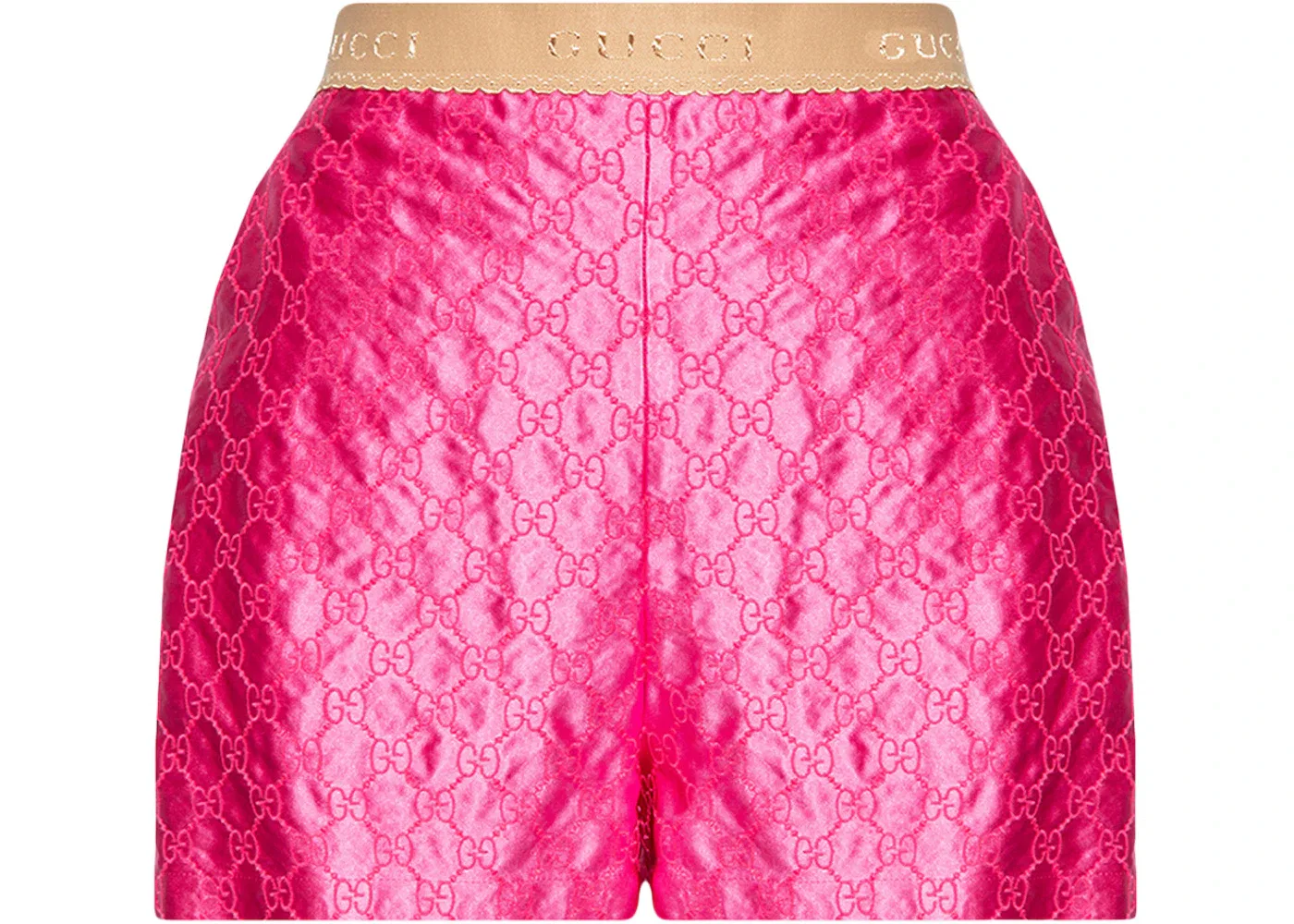 Женские шорты с вышивкой GG Gucci, Pink