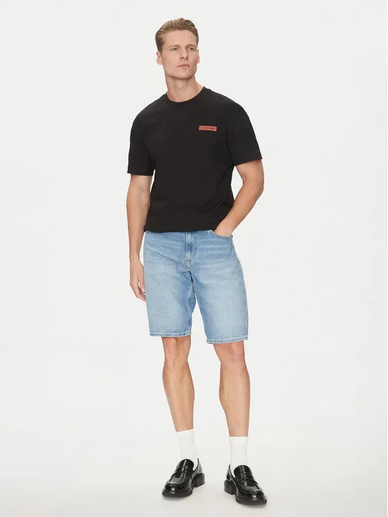 Футболка regular fit Overlay Print Calvin Klein, черный — фото 2