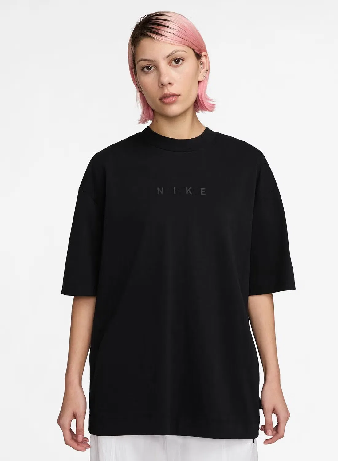 Футболка оверсайз Nsw luxe relaxed fitted Nike, черный