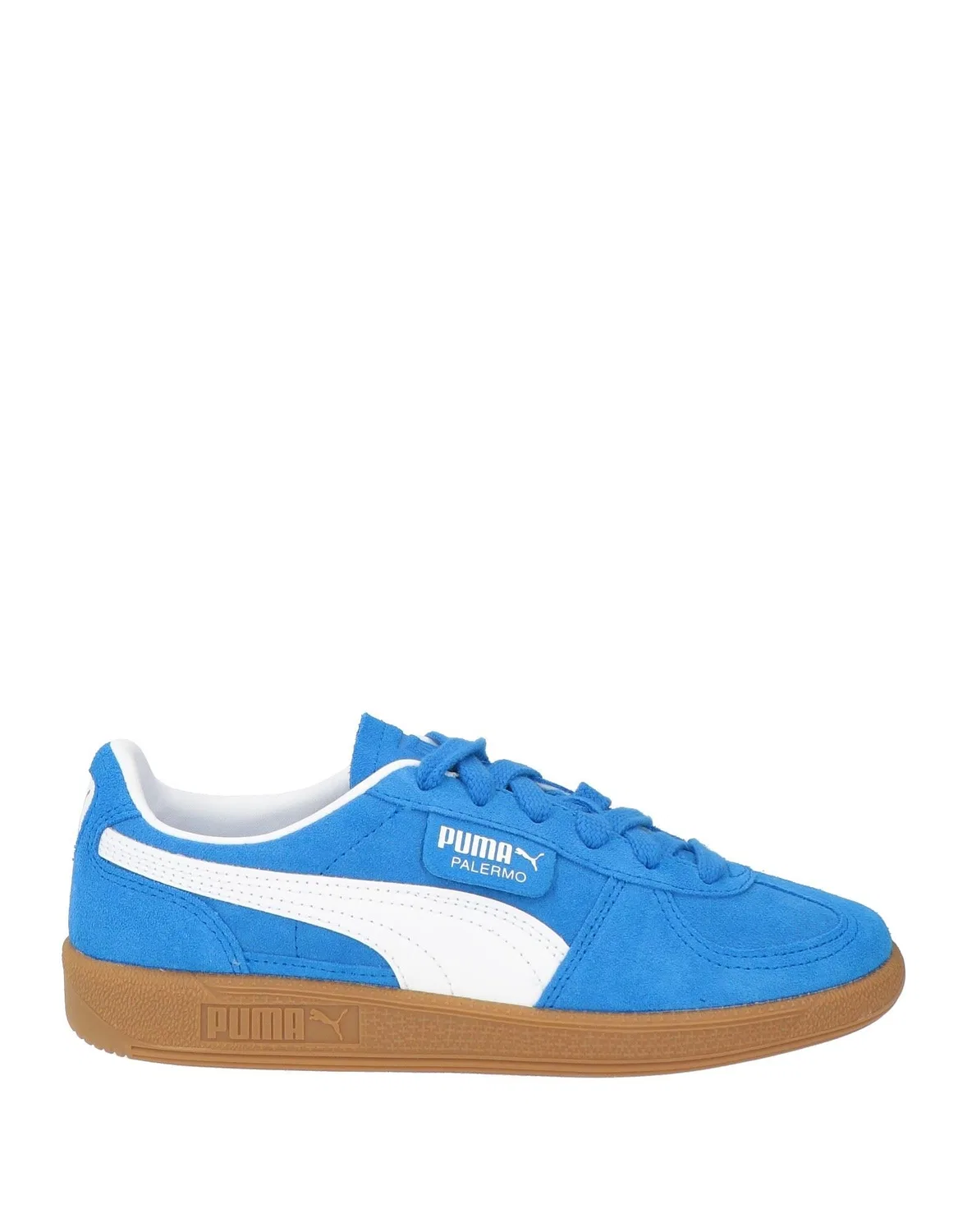 Детские кроссовки для мальчиков на шнуровке Palermo Jr Puma, ярко-голубой