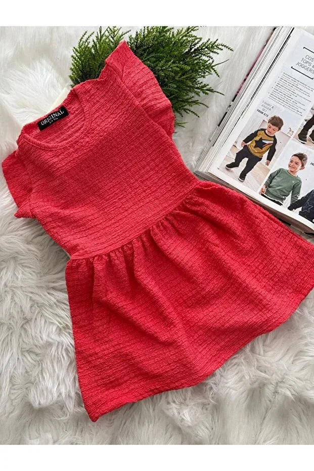 Детское платье для девочек с принтом Yarenkids, Red