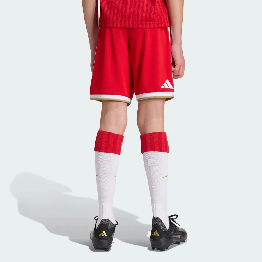 Детские шорты с принтом Performance Fc Bayern 26/27 Home Shorts Kids adidas, Красный — фото 2