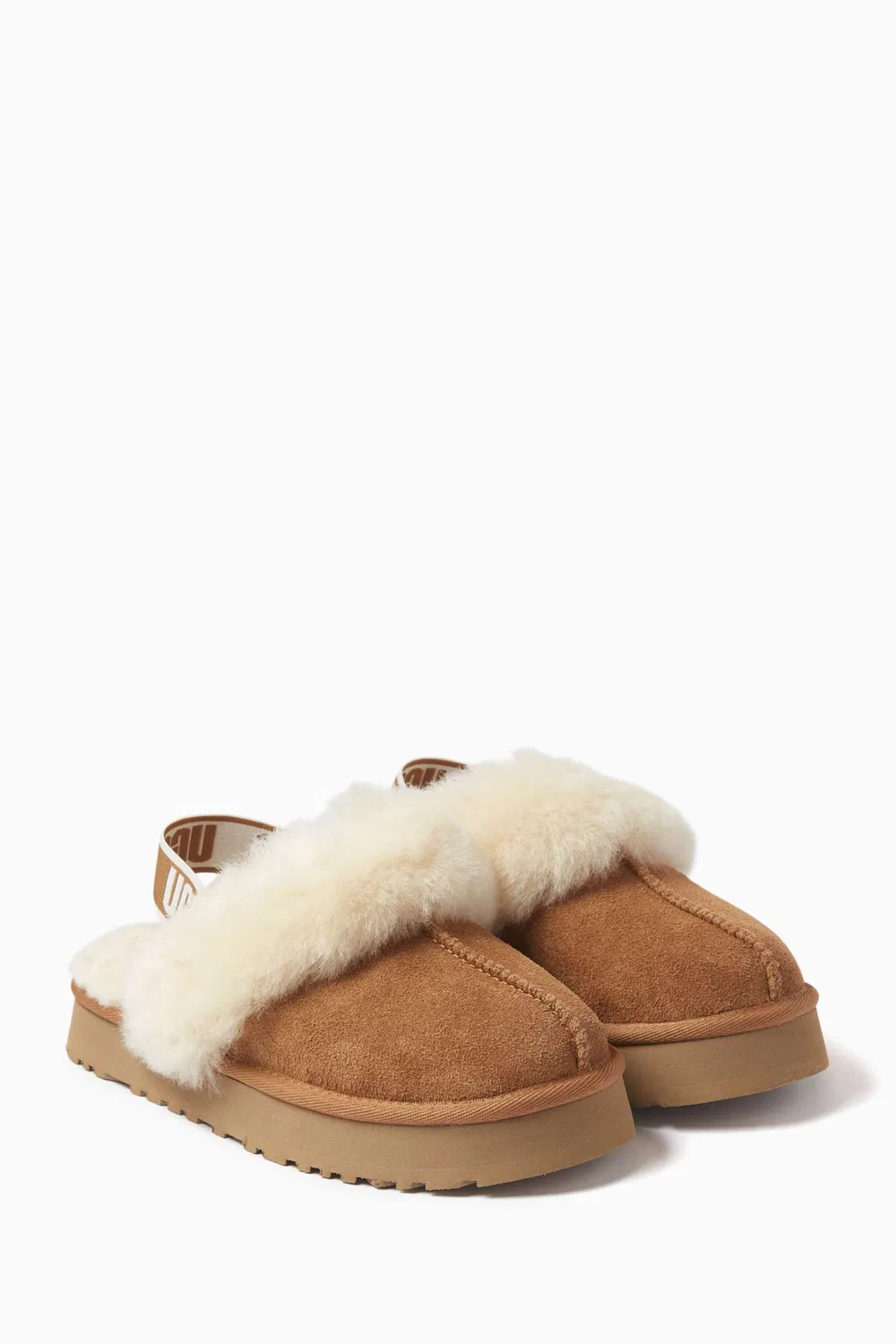 Шлепанцы детские Funkette UGG, коричневый