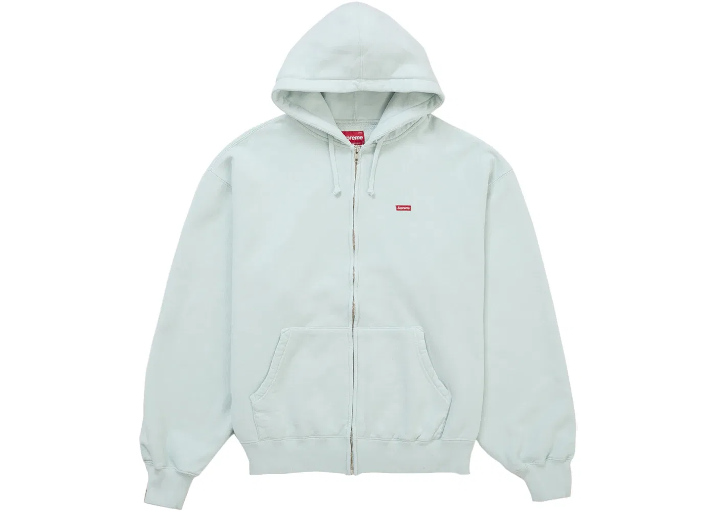 Мужская худи на молнии с принтом Supreme Sweatshirt (FW25), Mint