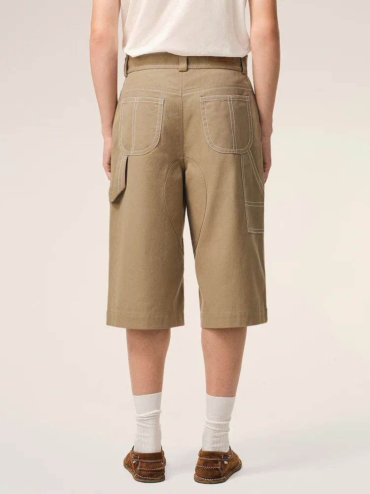 Шорты Worker Bermuda, Beige Taupe AMI PARIS — фото 3