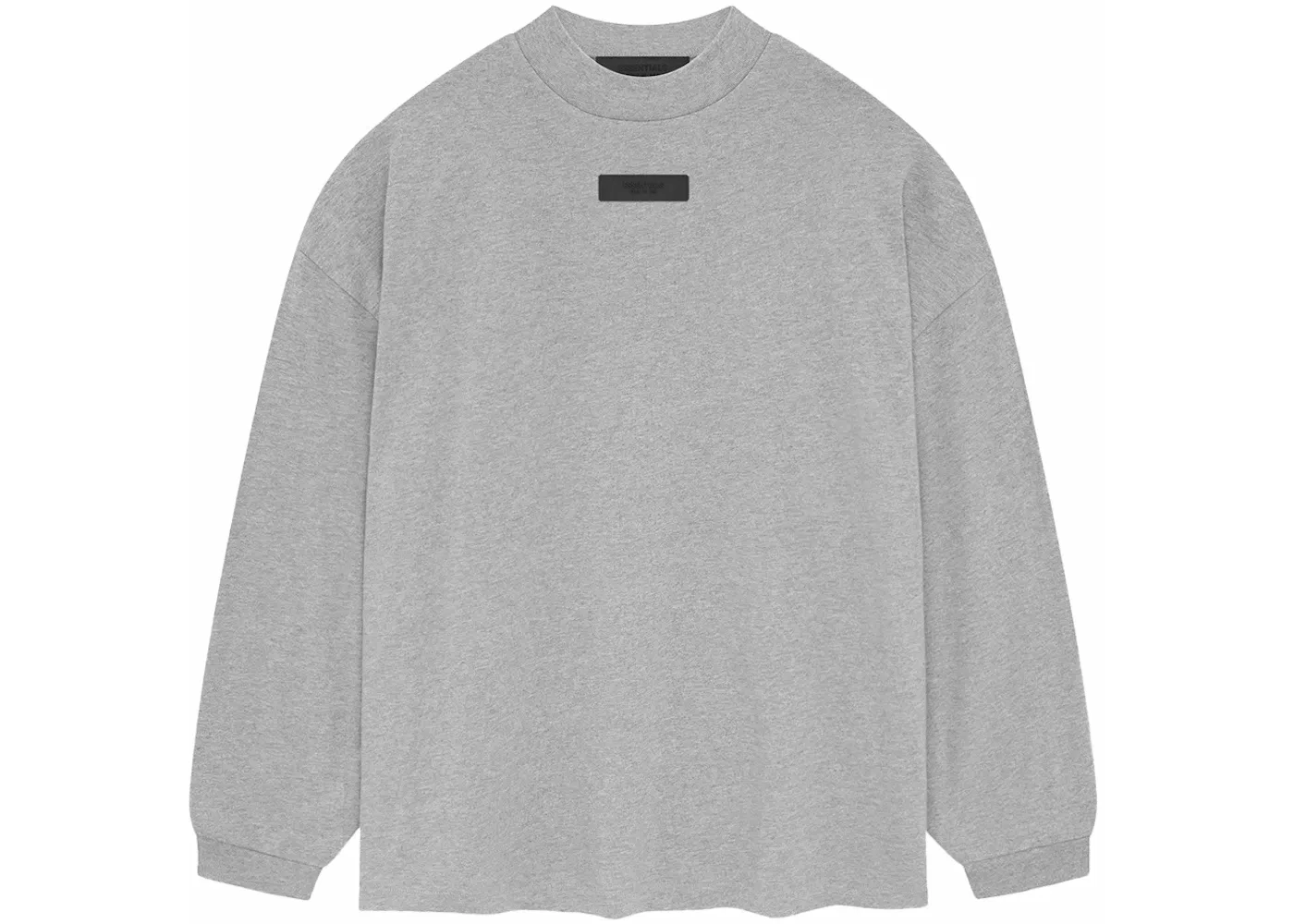 Мужской лонгслив с длинным рукавом Fear of God Essentials Tee, Light Heather Grey