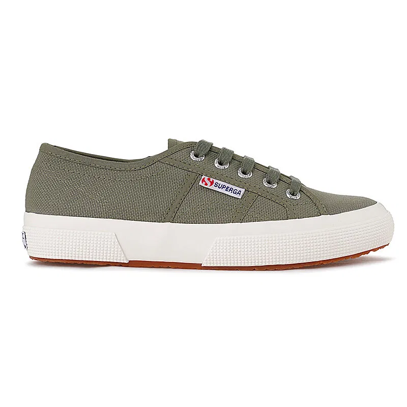 Мужские низкие кроссовки 2750 Cotu Classic цвета Green Safari от Superga