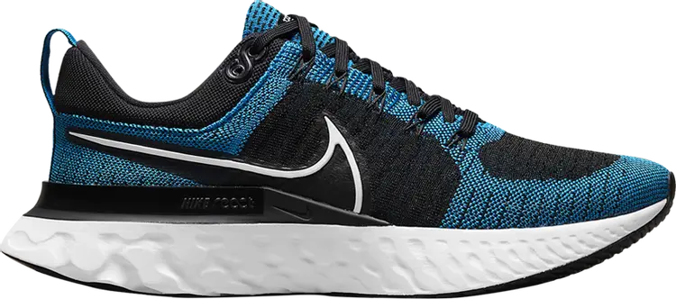 

Кроссовки Nike React Infinity Run Flyknit 2 'Blue Orbit Black', синий