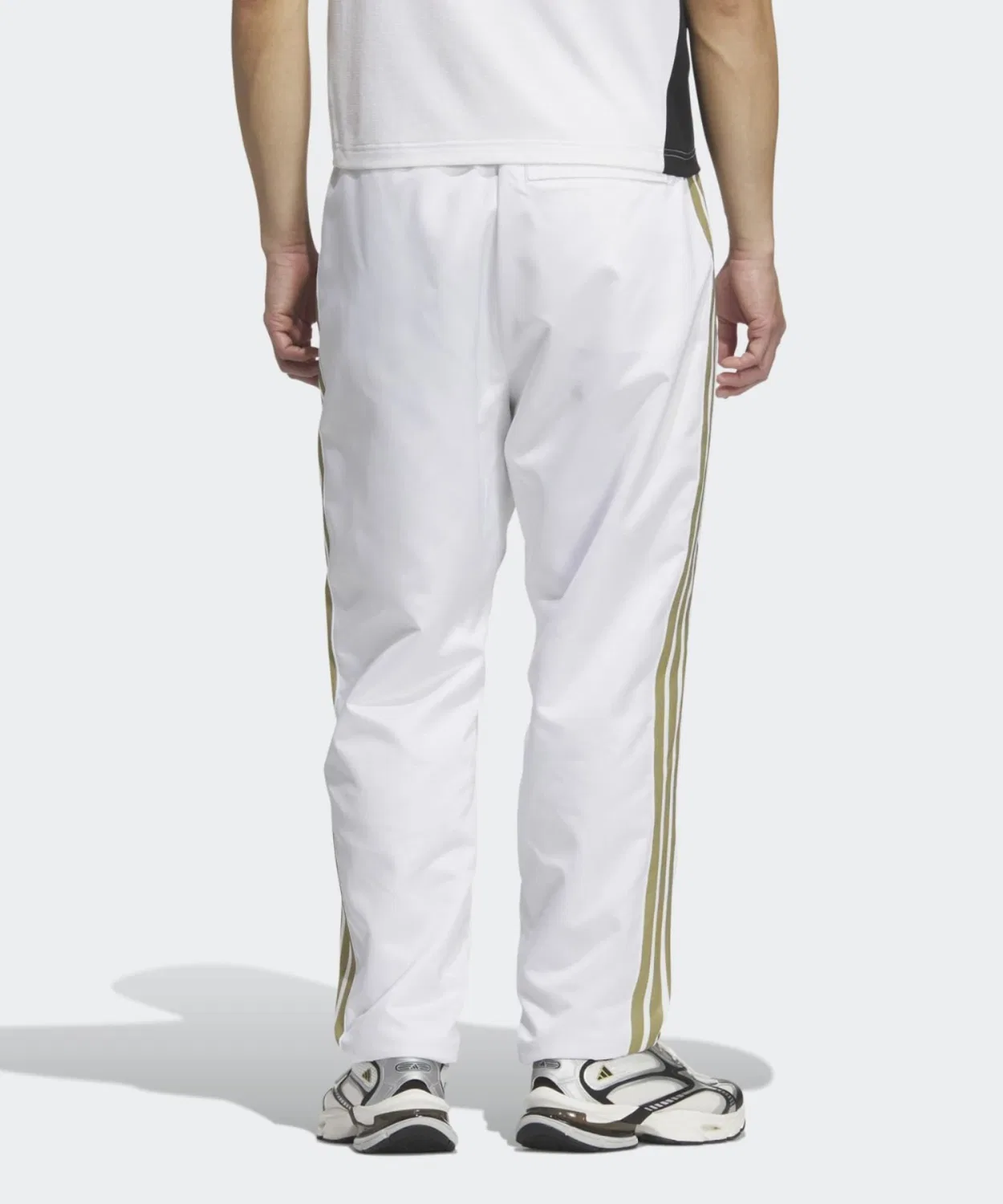 Мужские спортивные штаны с утеплителем ClimaWarm, модель Stadium Gold, Adidas, White — фото 2