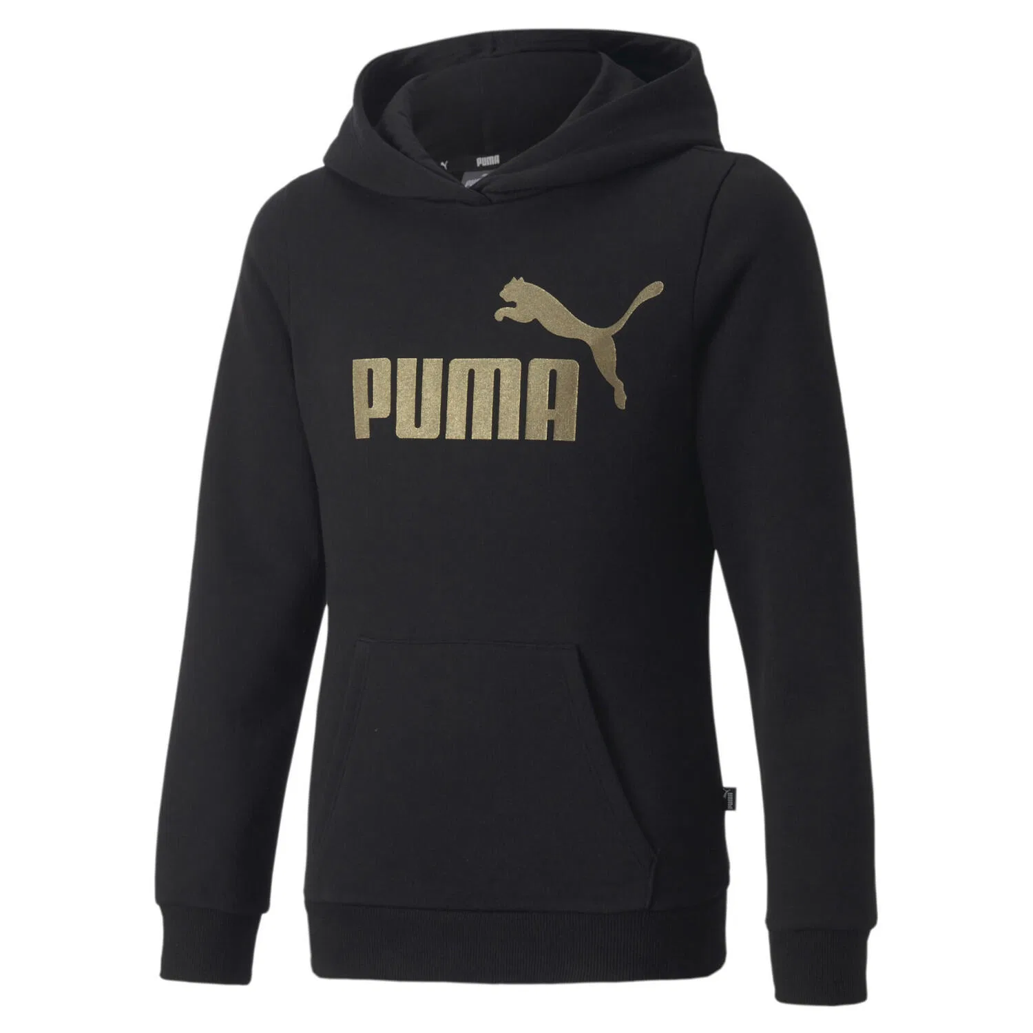 Детское худи с логотипом ESS Logo Hoodie FL Puma, Schwarz