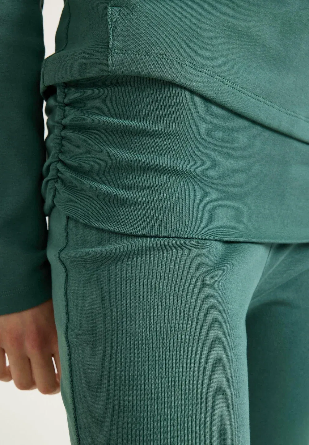 Брюки для йоги - леггинсы - брюки Lindex, Dark Dusty Green — фото 4