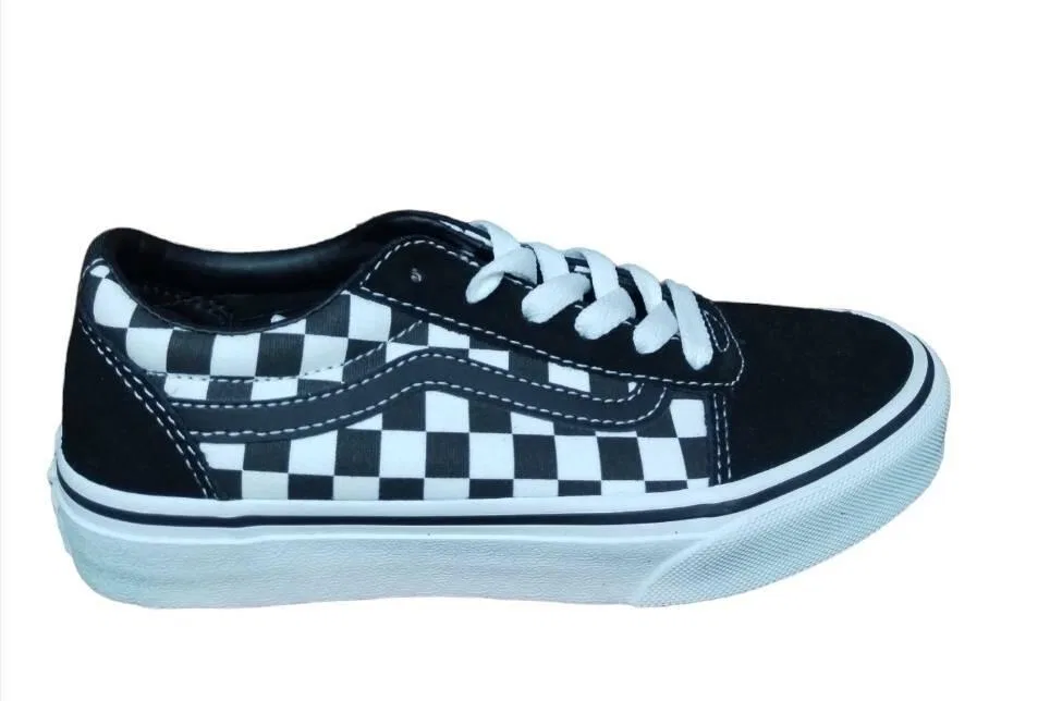 Детские кеды Vans Ward Checkered, Schwarz