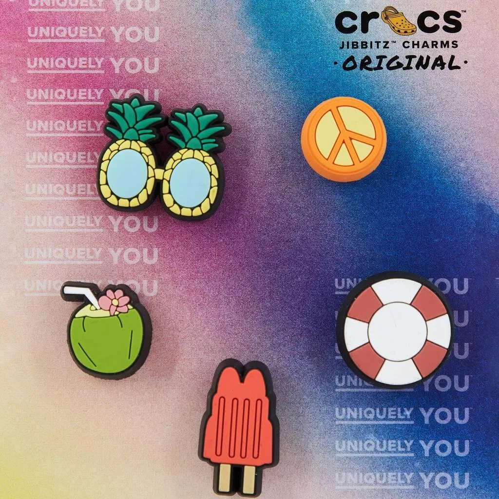 Детские шлепанцы Happy Summer 5 Pack Crocs, Bunt