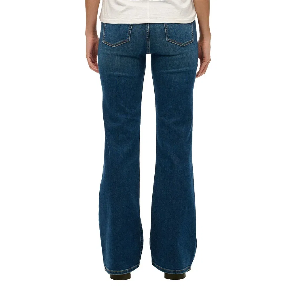 Джинсы клеш Superdry High Rise Flare, синий — фото 2