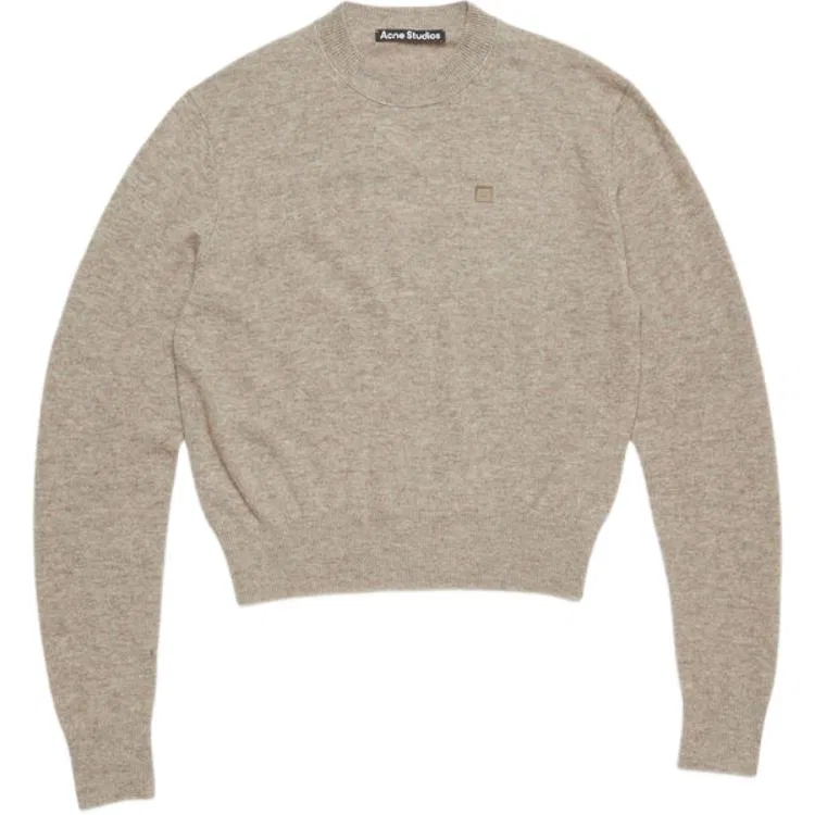 Свитер с логотипом Acne Studios, Taupe