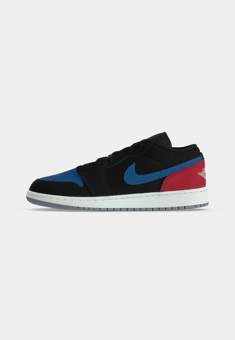 Кроссовки Air 1 унисекс Jordan, Black/Summit White/True Blue/Varsity Red/Cement Grey — фото 2