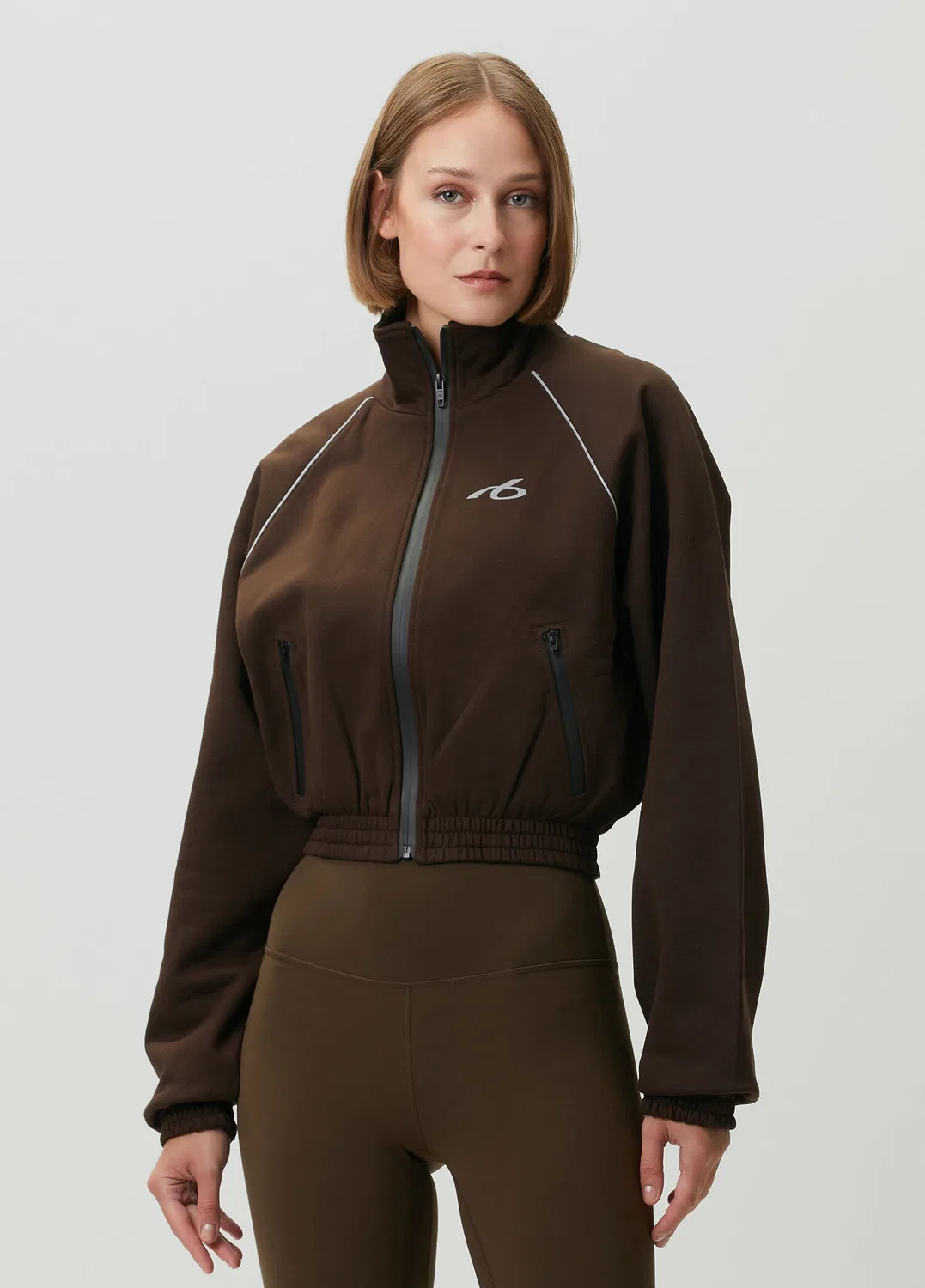 Свитшот на молнии Balenciaga, brown