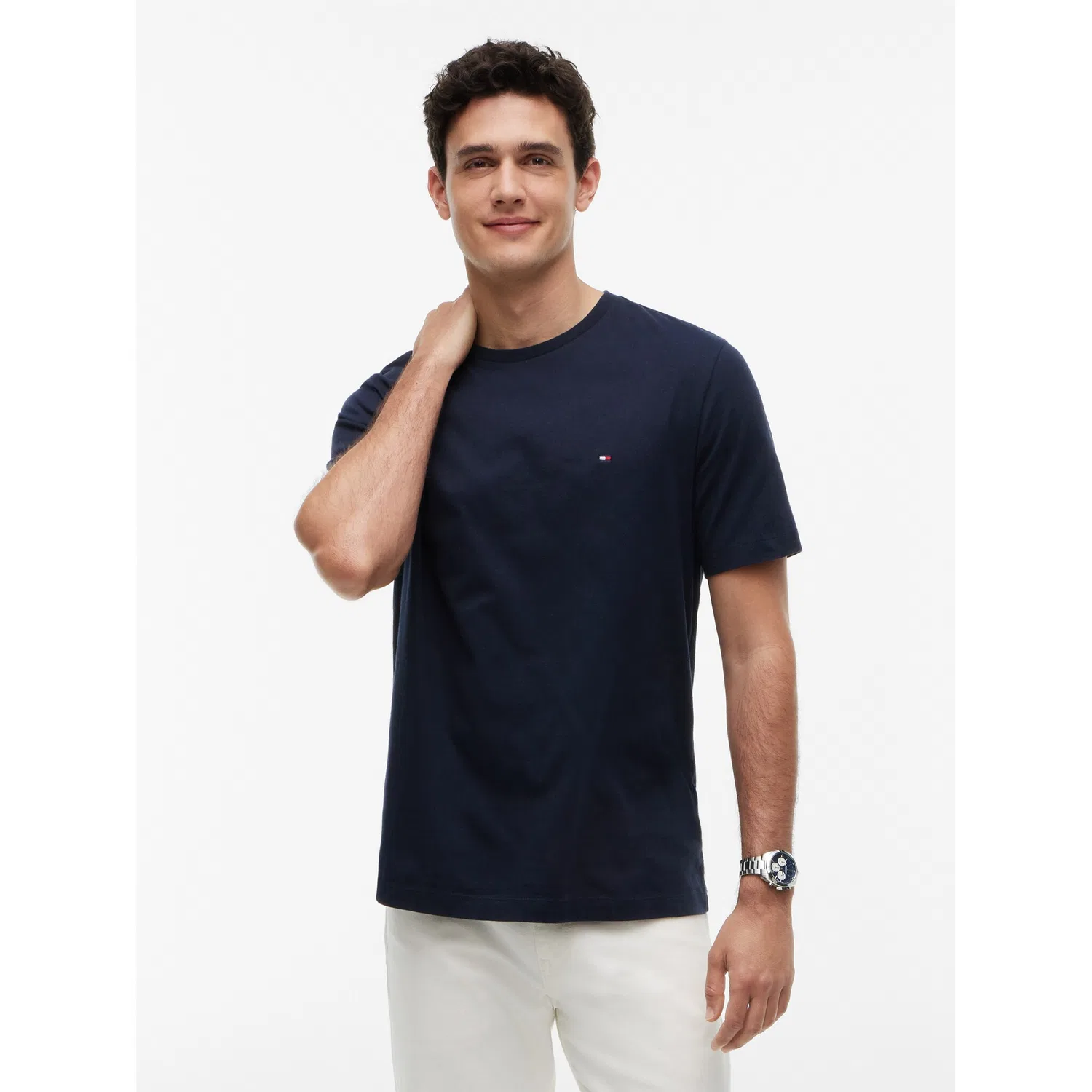 Мужская хлопковая футболка Regular Fit Tommy Hilfiger, Desert Sky