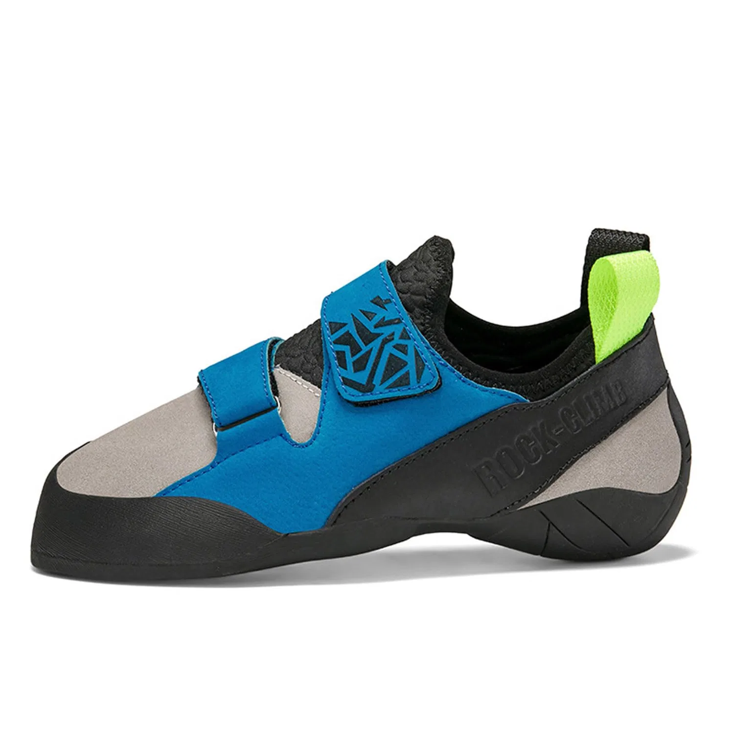 Детские скальные туфли для мальчиков и девочек с малой колодкой Blissbuilt, Grayish Blue