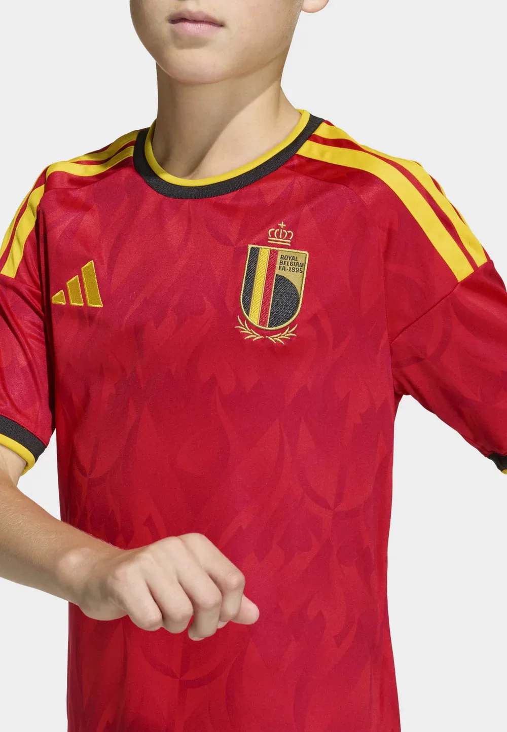 Домашняя футболка сборной Бельгии, номер 26 Adidas Performance, Red/Gold Coloured — фото 4