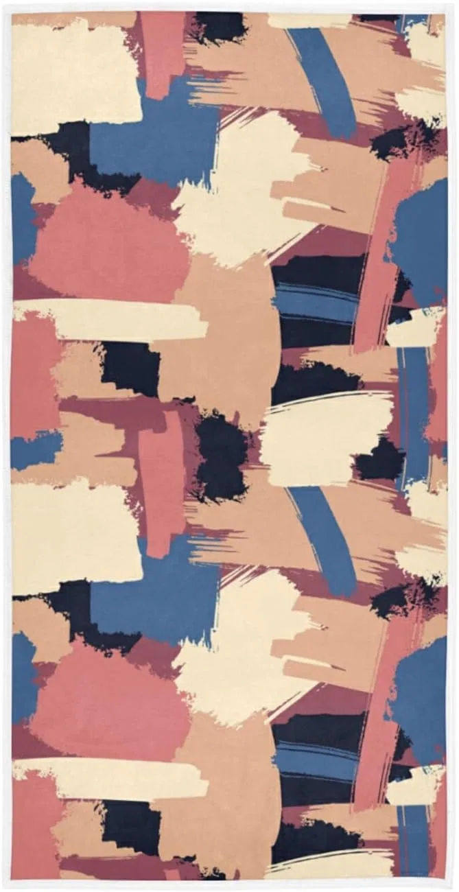 Махровое полотенце для лица, абстрактный арт, Poeticcity, 76,2x38,1 см