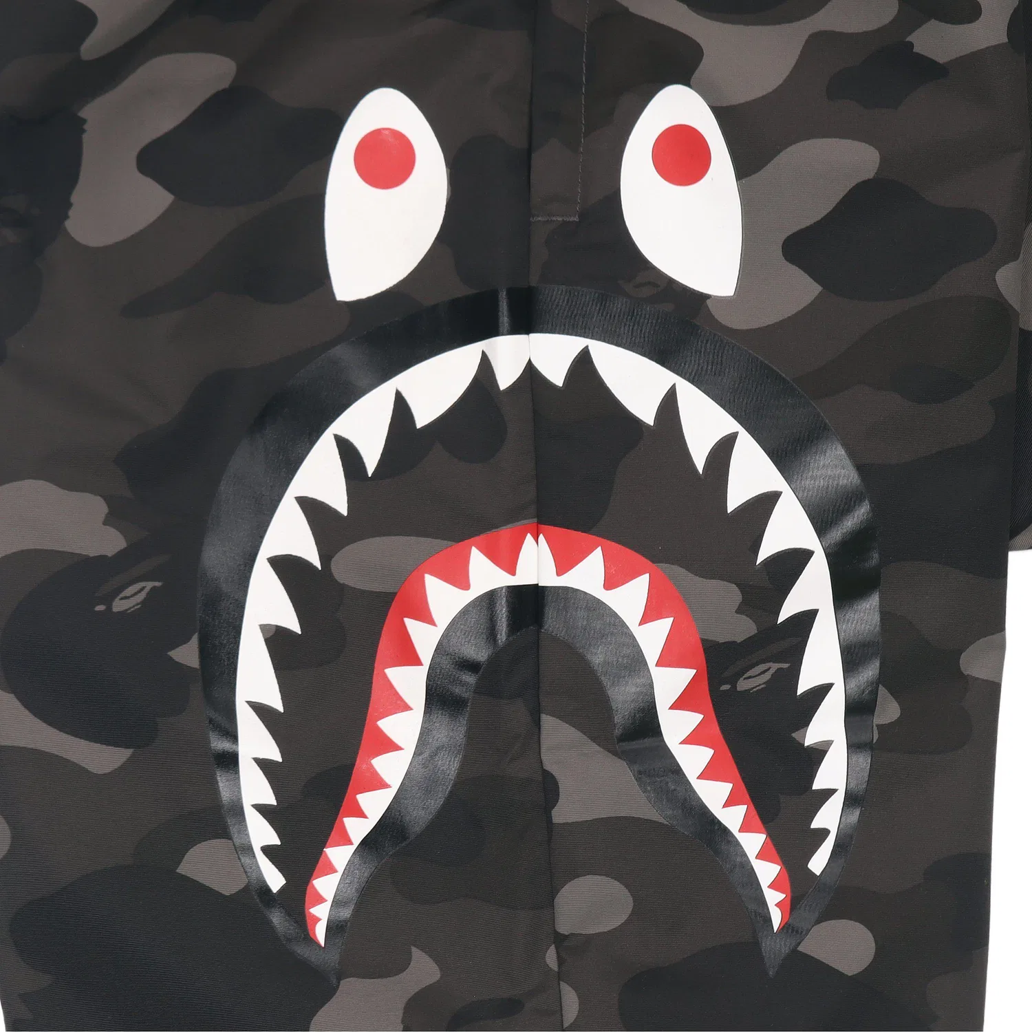 Детские шорты с принтом акулы A BATHING APE — фото 4
