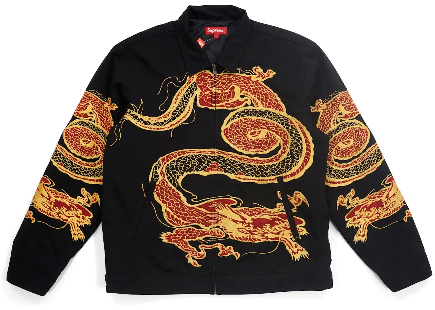 Мужская куртка с принтом Dragon Jacket Supreme, Black