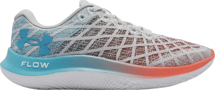 Кроссовки Under Armour Wmns Flow Velociti Wind Halo Grey Fresco Blue, серый