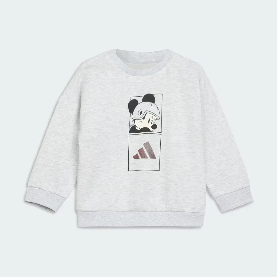 Детский спортивный комплект с принтом Mickey Mouse adidas, Серый